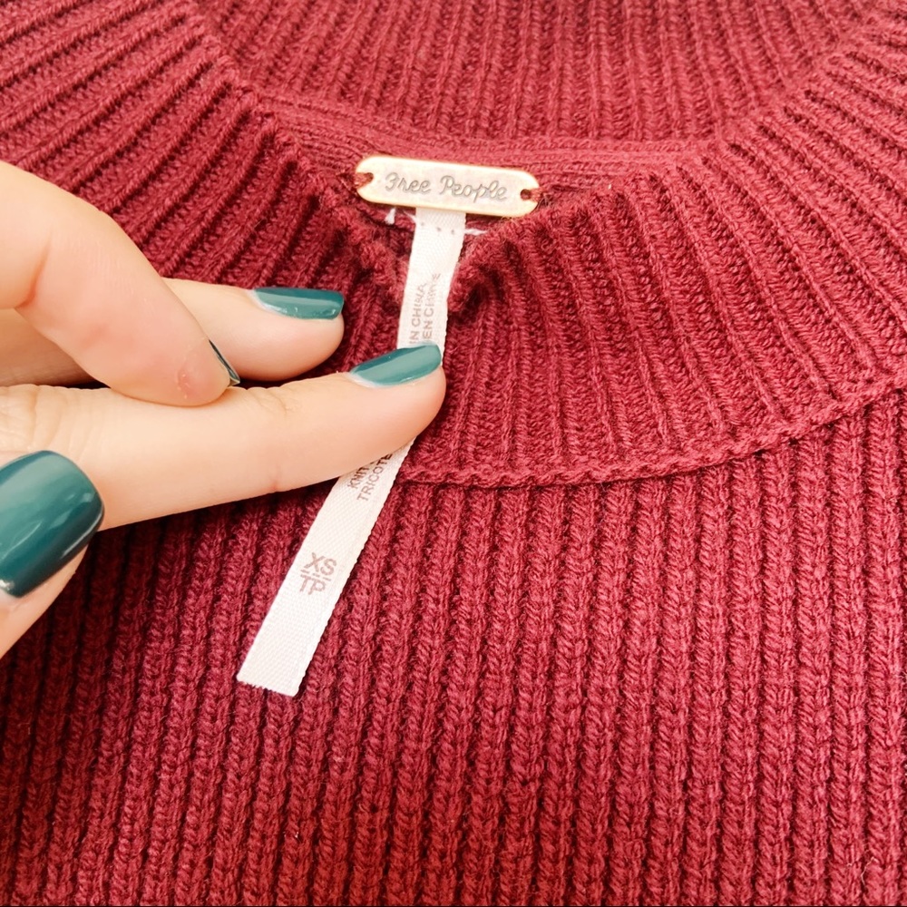 NWT Free People Easy Street Oversized Sweater - Picture 5 of 9